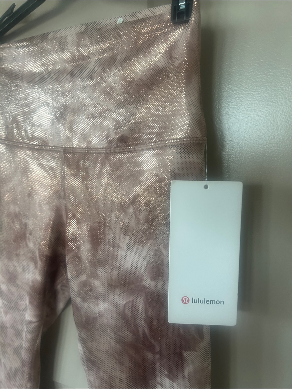 lululemon athletica Align HR Shine Pant 25" in Light Pink